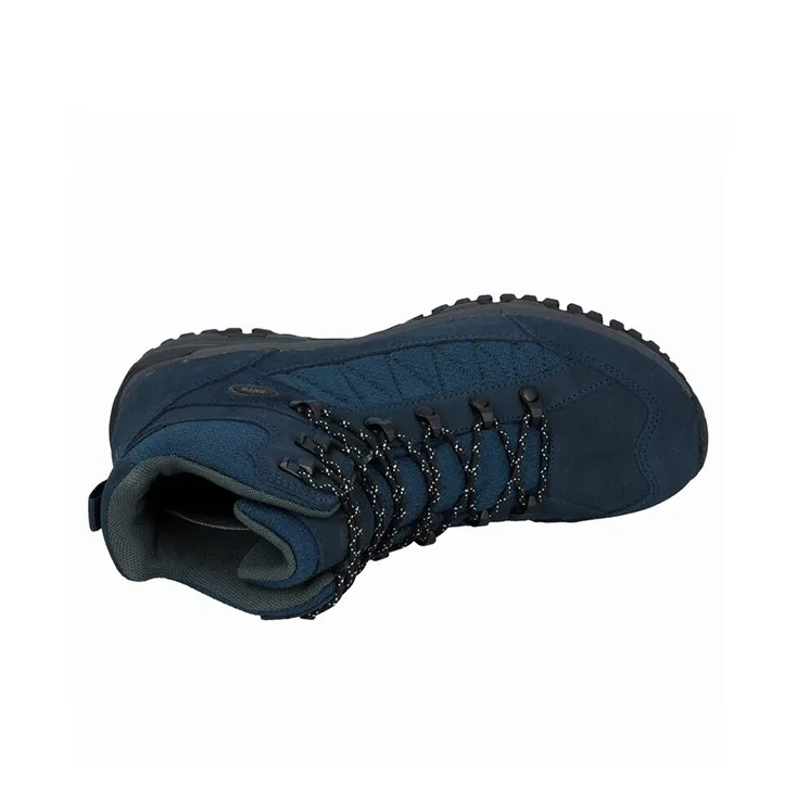 GNTD Non-slip Wear-resistant Impact-resistant High-Top Hiking Shoes Unisex Blue-3