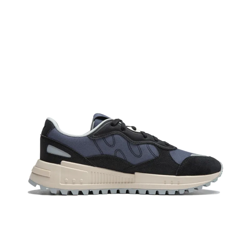 LINING Sports Life Collection Casual Shoes Men Low Top Night Black/Mountain Blue-1