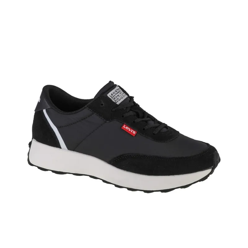 Levi's Anti Slip Wear Resistant Low Top Casual Shoes Women's Black White-1