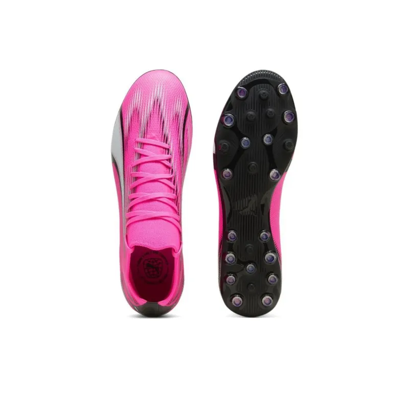 PUMA Ultra Match Mg Track Shoes 'Pink White Black'-5