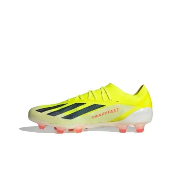 Adidas X Crazyfast.1 AG Short Rubber Studs HG Short Rubber Studs Cushioning Wear Resistant Soccer Shoes Unisex Yellow