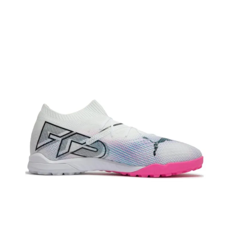 PUMA Future 7 Pro Cage Shoes 'White Pink Purple'-1
