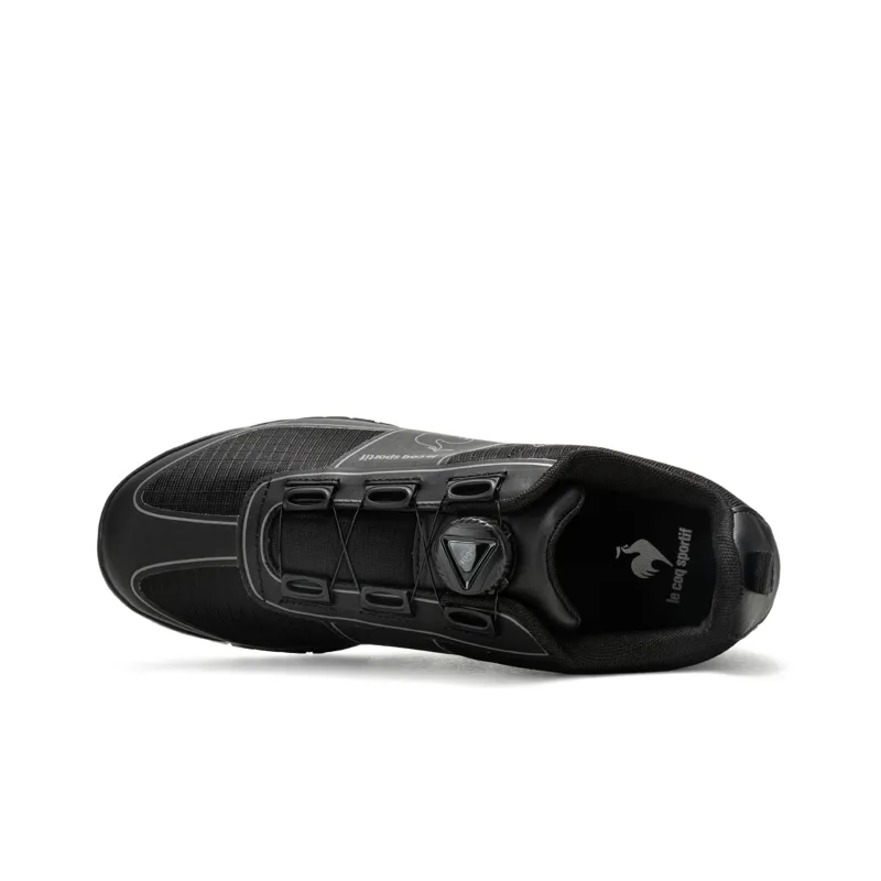 Le Coq Sportif Cushioning, Slip Resistant, Abrasion Resistant, Waterproof Low Top Cycling Shoes Unisex Black-2