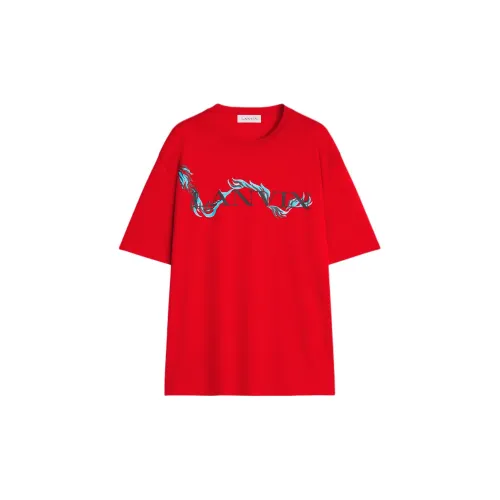 Lanvin T-Shirts Unisex Red