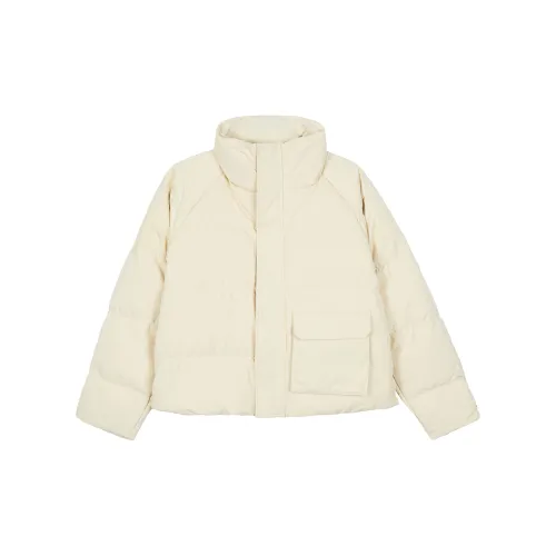 Jordan Puffer Jackets Women's Light Yellow