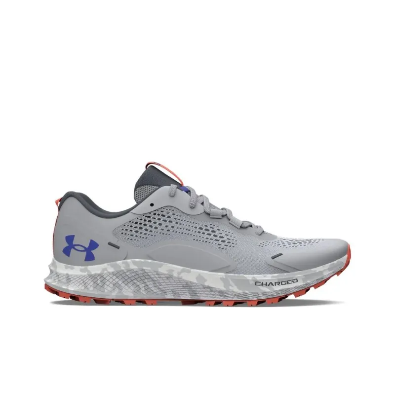 Under Armour Shock Absorbers With Slip Resistant Features Low Top Casual Shoes Unisex Gray Red-1