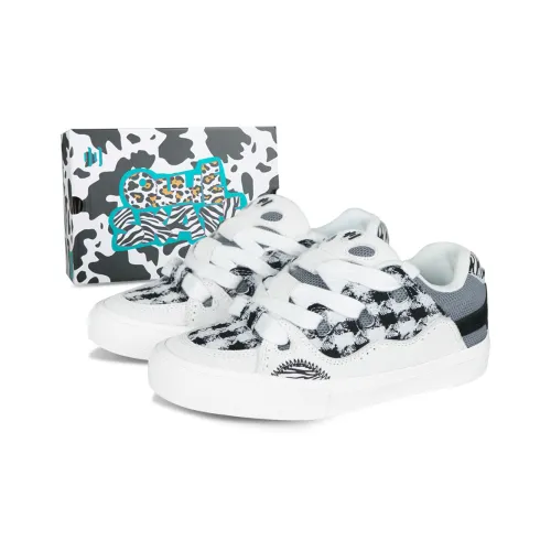 Ollieskate Skateboard Shoes Unisex Low-Top White