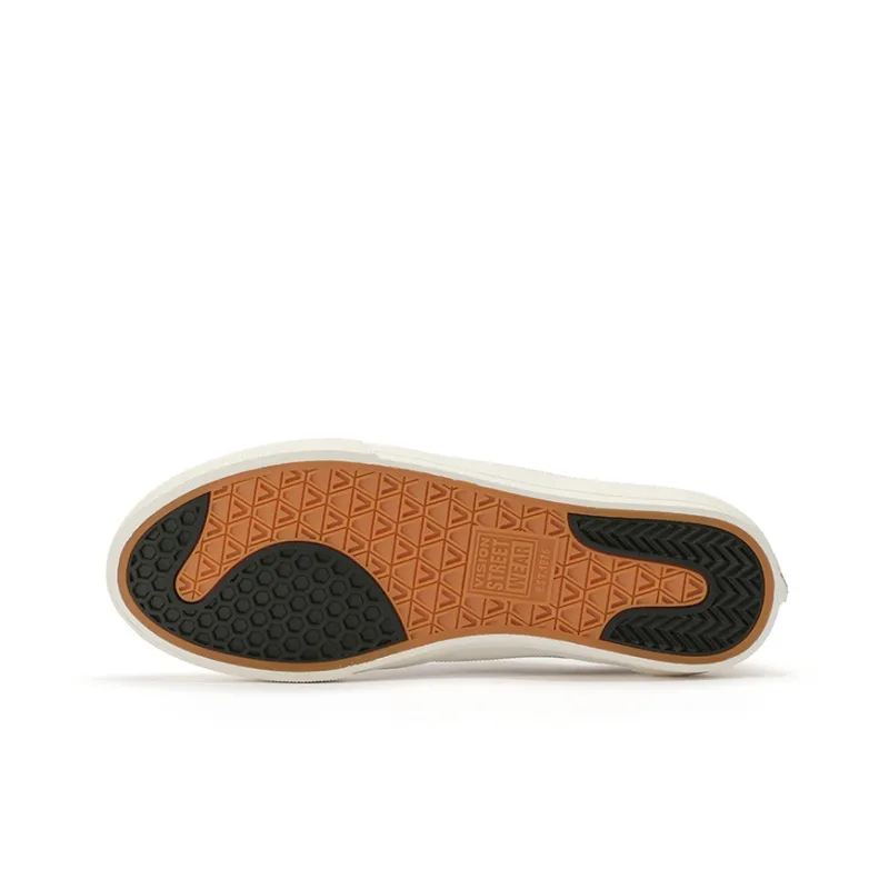 Vision Street Wear Flat Top Low Top Skateboard Shoes Unisex Milk Tea Brown-5