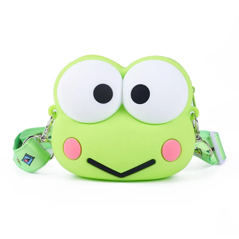 Sanrio Cinnamoroll Hello Kitty PVC Storage Shoulder Bag Small Size Unisex White/Black/Pink/Purple-1