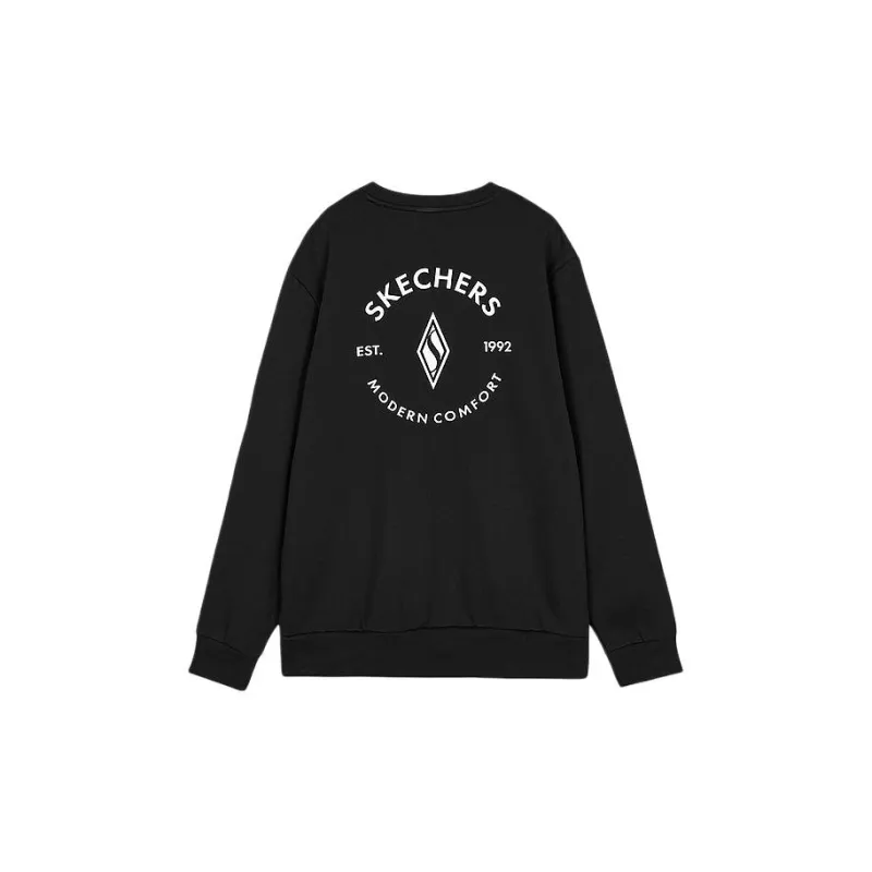 Skechers Sweatshirt Unisex Carbon Black-1