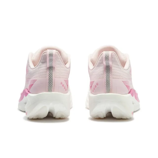 361° Fly 2ET Cushioning Anti-Slip Wear-Resistant Breathability Low-Top Running Shoes Unisex Pure White Pink-3