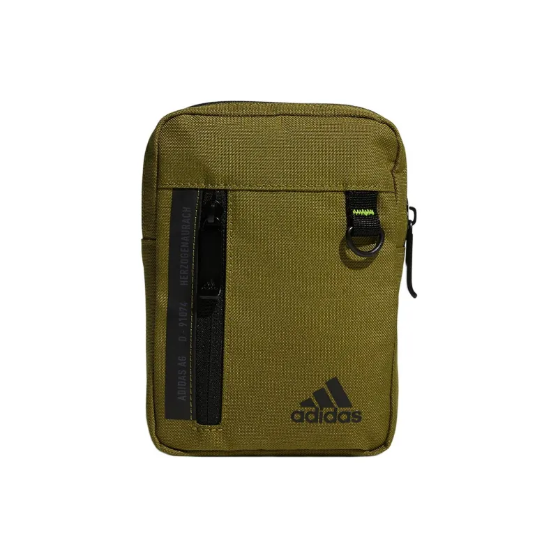 Adidas Polyester Portable Crossbody Bag, Shoulder Bag Regular Unisex Dark Green-0