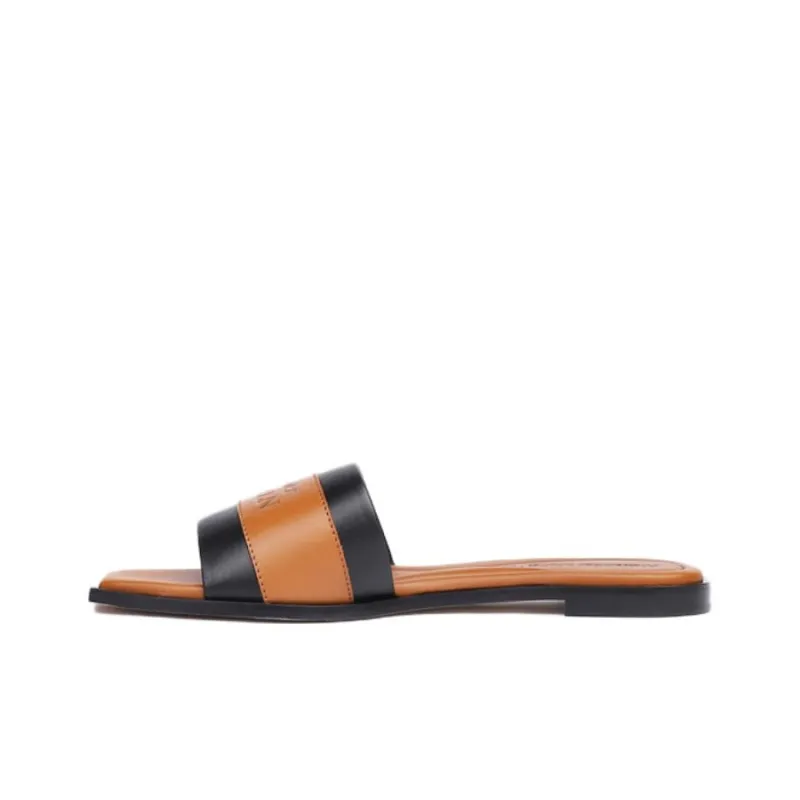 Alexander McQueen Slide Slippers Women's Coffee-0