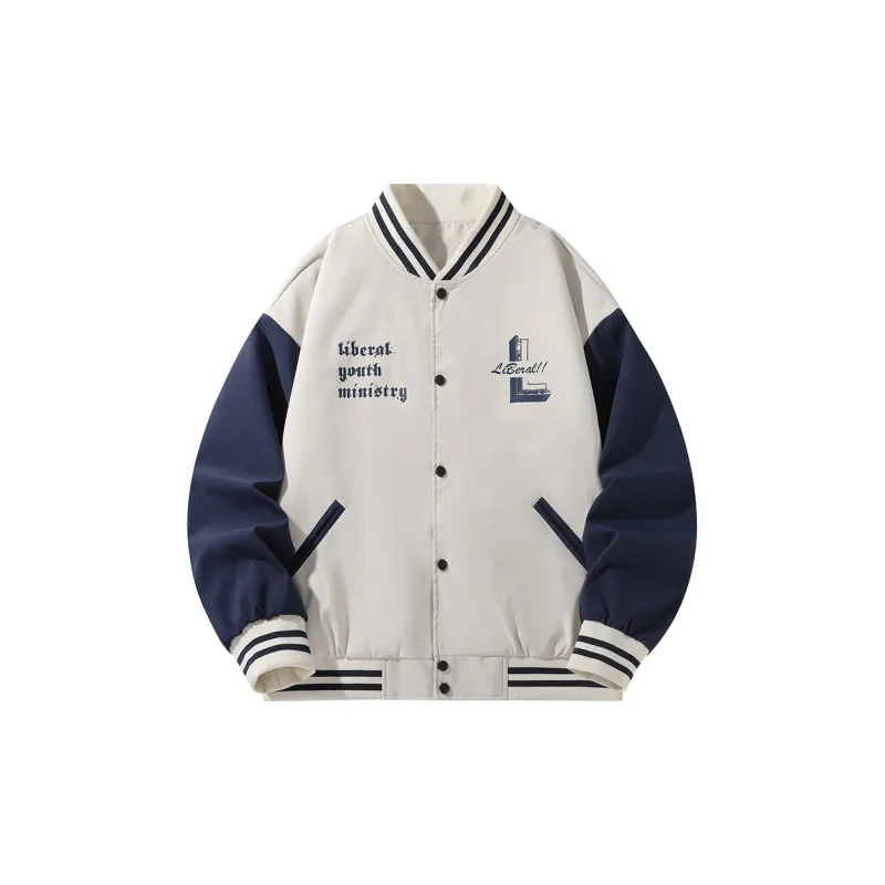 Liberal Youth Ministry Baseball Jacket Unisex-7