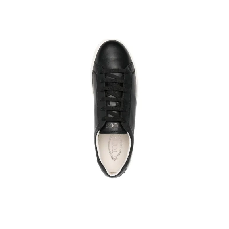 TOD'S Round Toe Lace Up Sneakers-4