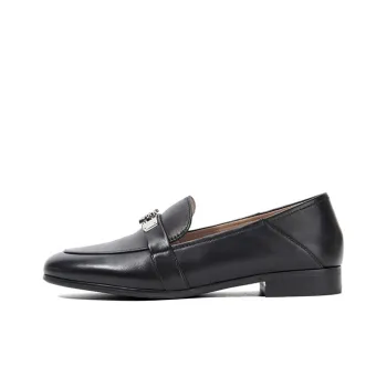PT'SON Loafers 2cm Women's Black Brown