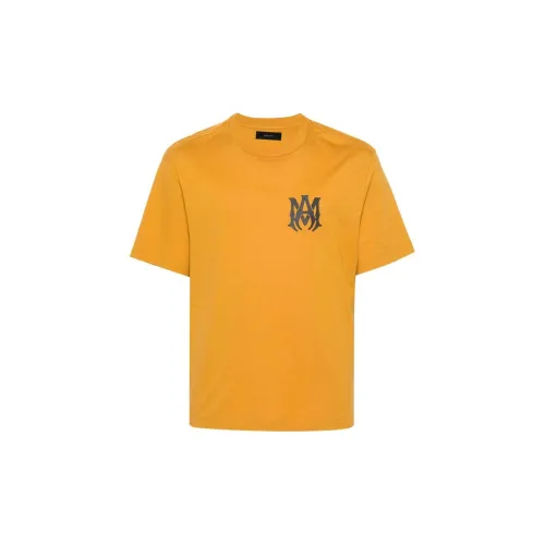 AMIRI T-Shirts Men Mustard Yellow