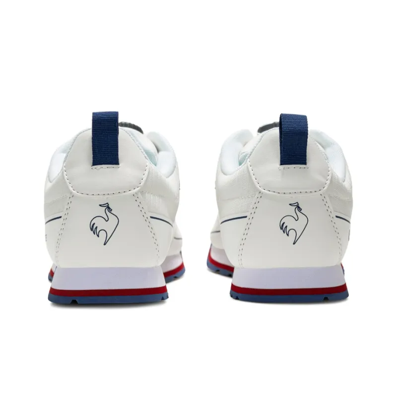 Le Coq Sportif Cushioning, Slip Resistant, Abrasion Resistant, Waterproof Coverage Low Top Cycling Shoes Unisex White-3