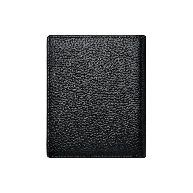 AUGTARLION Genuine Leather Leather Clip Wallet Regular Men's Black-3