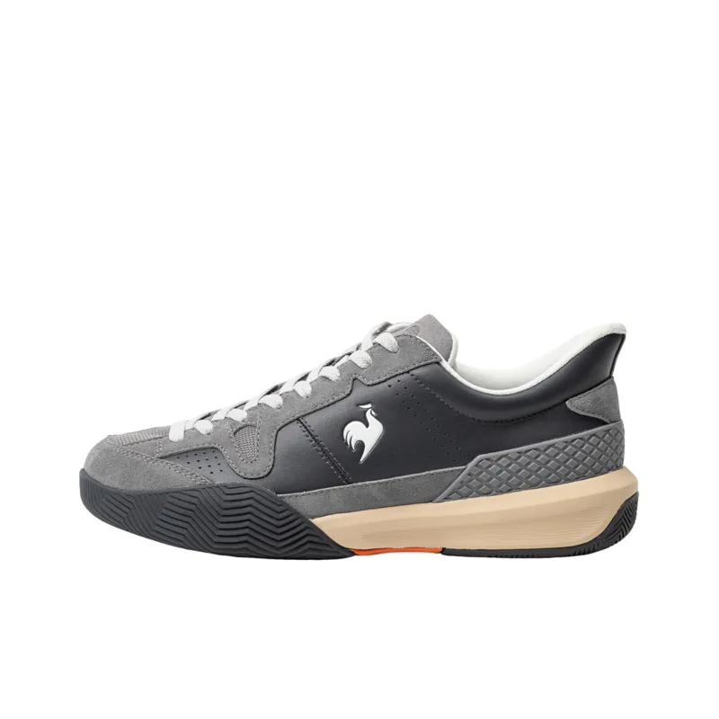 Le Coq Sportif Shock Absorbers Slip Resistant, Abrasion Resistant, Breathable Mid Top Tennis Shoes Unisex-0