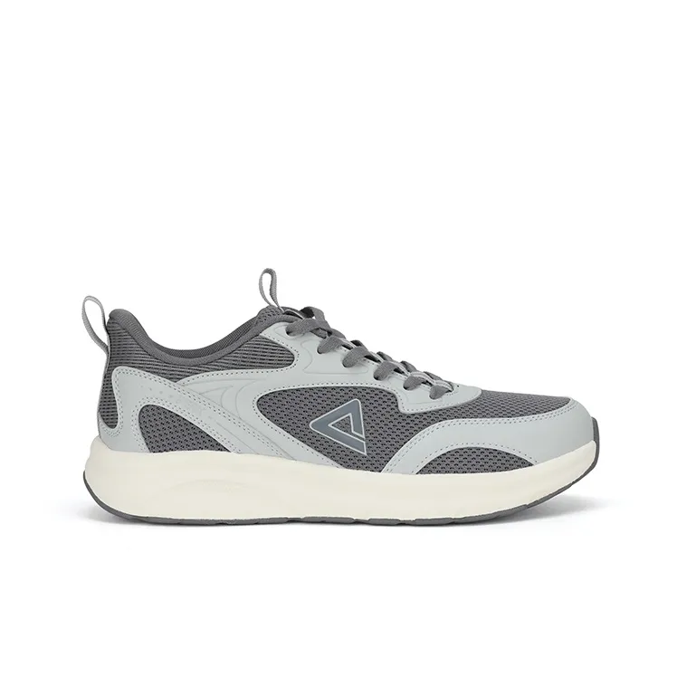 PEAK Taichi Technology Anti Slip Wear Resistant Low Top Running Shoes Men's Gray-1