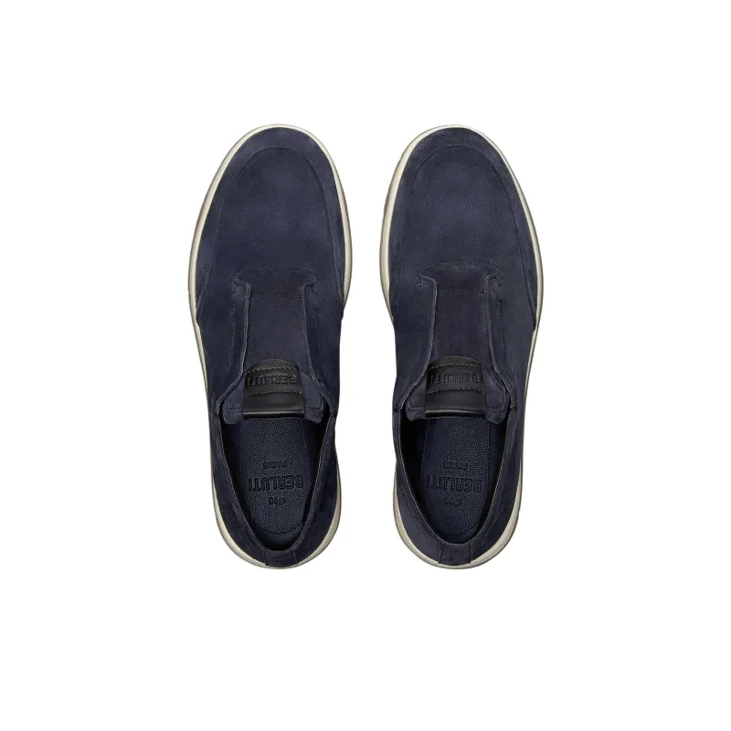 BERLUTI Mid Top Casual Shoes Men's Blue-3