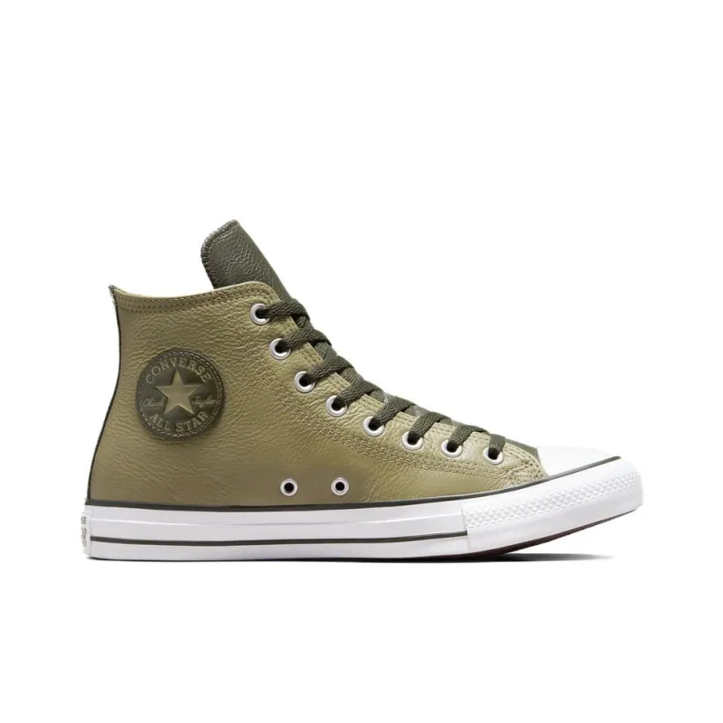 Converse Chuck Taylor All Star Leather High 'Mossy Sloth Green'-1