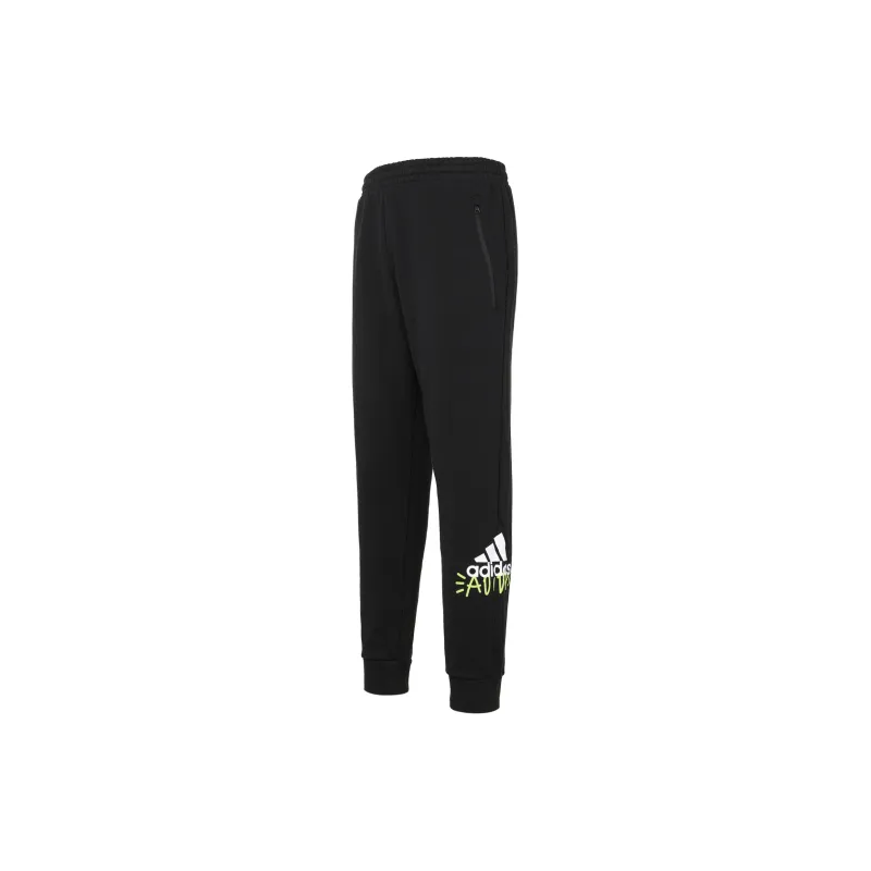Adidas Knitted Sweatpants Men Black-1