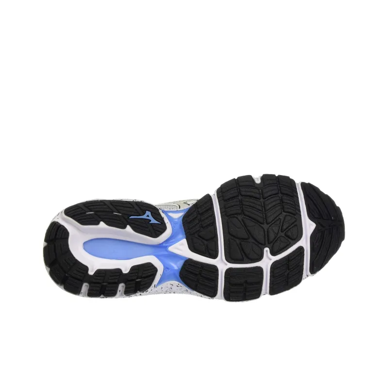 Mizuno Wave Inspire 15 Cushioning Wear-Resistant Low-Top Casual Shoes Women's White Black Blue-3
