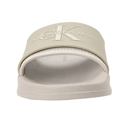 Calvin Klein Jeans Logo-embossed Layered Slides-2