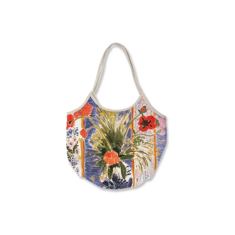 Hongna Canvas Tote Bag Shopping Bag Handbag Shoulder Bags Women's Multicolor-7