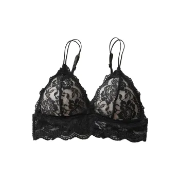 Flowers In Water Bra Women's Black