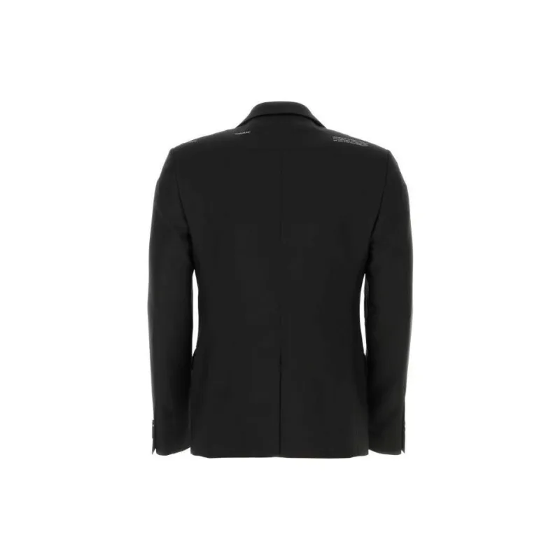 OFF WHITE Single Breasted Long Sleeved Blazer-1