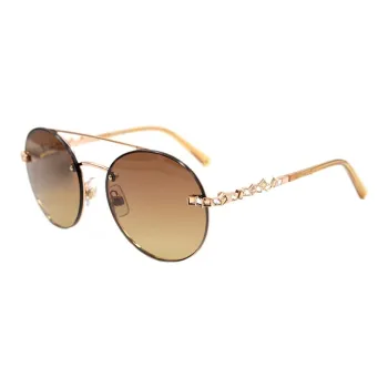 Swarovski Alloy Aviator Sunglasses Women's