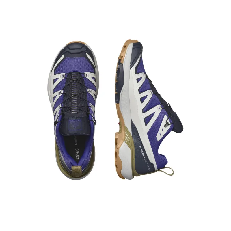 SALOMON X ULTRA 360 Cushioned Slip Resistant Low Top Outdoor Shoes Men's Blue Brown-2
