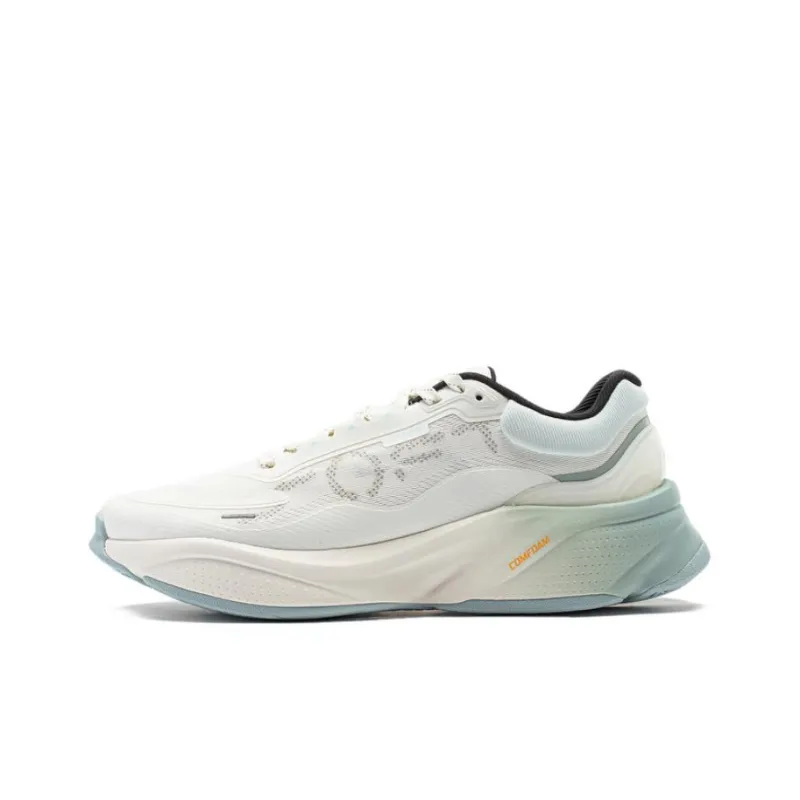 LiNing Soft Cushioned Wear-Resistant Lightweight Low-Top Casual Shoes Men's White Blue-0