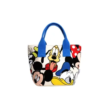 Disney Canvas Bag Handbags Regular Unisex White