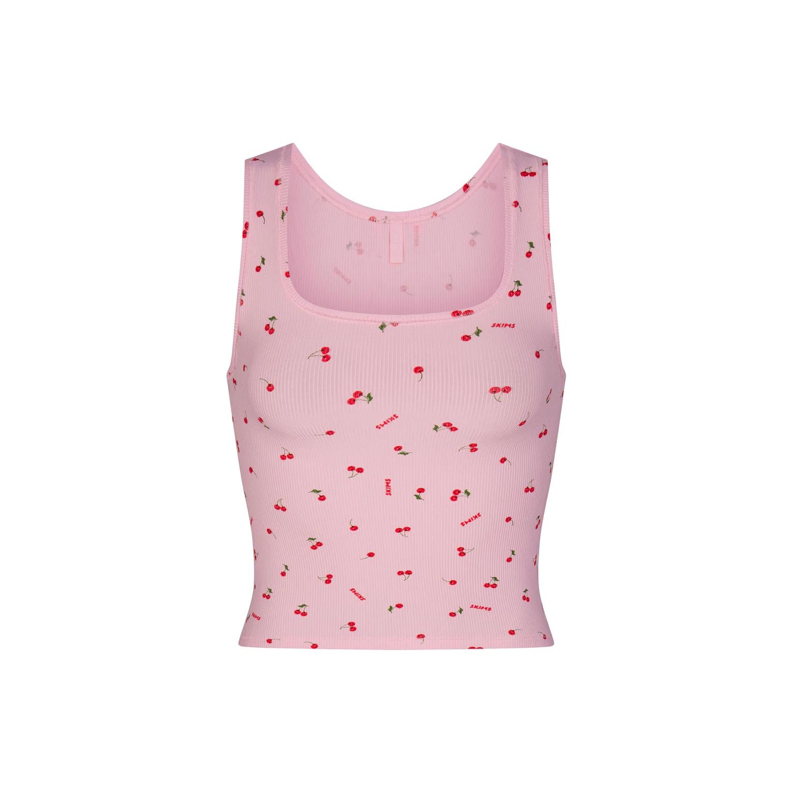 SKIMS BUBBLE store GUM PINK TANK + BOKER SET