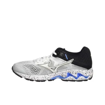 Mizuno Wave Inspire 15 Cushioning Wear-Resistant Low-Top Casual Shoes Women's White Black Blue