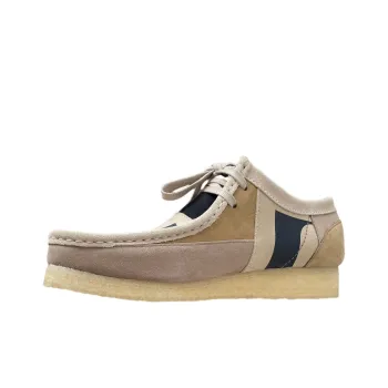 FRANCK PELLEGRINO x Clarks Casual Single Shoes Women's Beige Blue