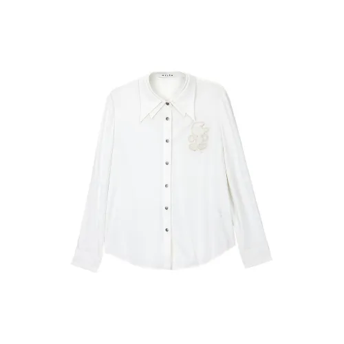 MSLAN Shirts Women's Off White