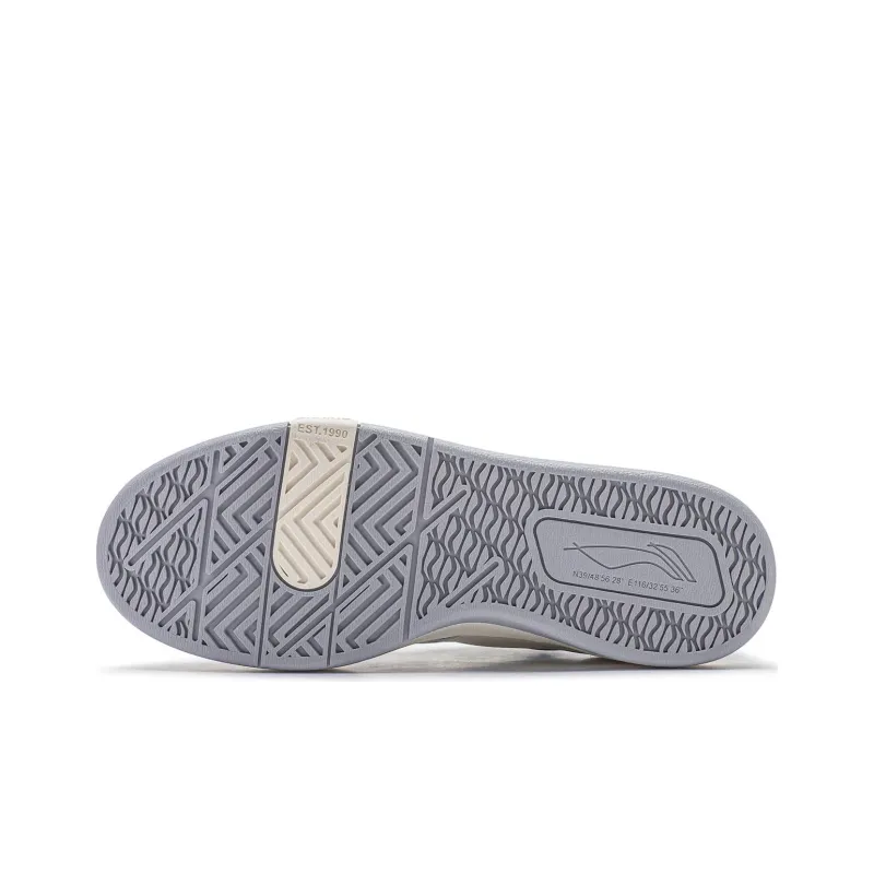 LiNing Zhengrong 92S Slip Resistant Shock Absorbers Low Top Skateboard Shoes Men's Blue Gray-3