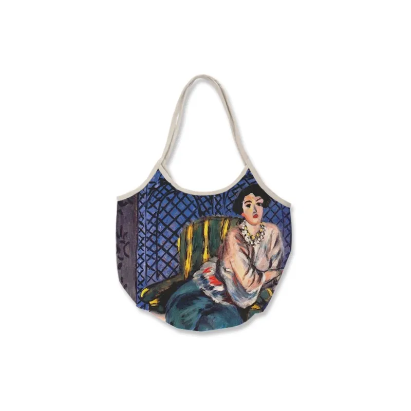 Hongna Canvas Tote Bag Shopping Bag Handbag Shoulder Bags Women's Multicolor-9