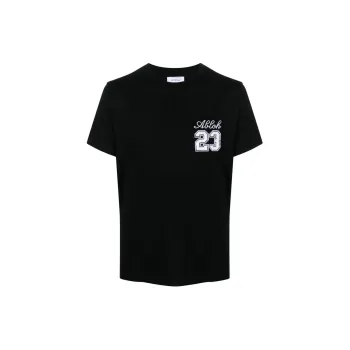 OFF WHITE 23 Embroidered Crewneck T Shirt