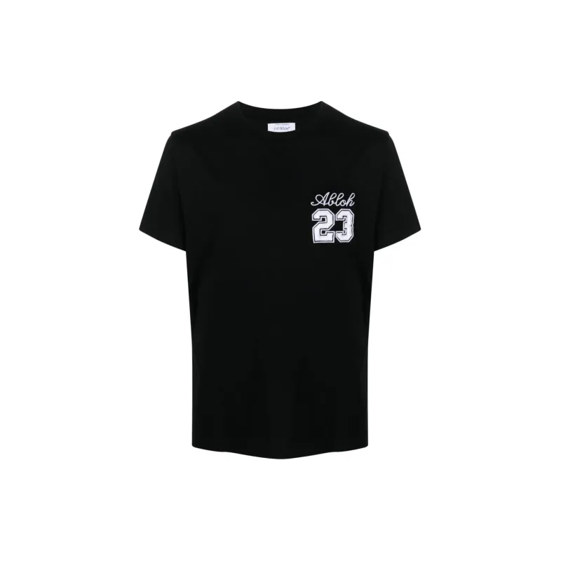 OFF WHITE 23 Embroidered Crewneck T Shirt-0