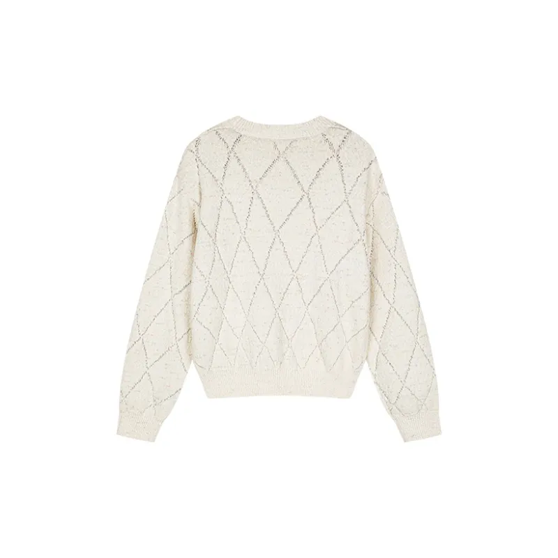 UOOYAA Knitwear Women's Ecru-1