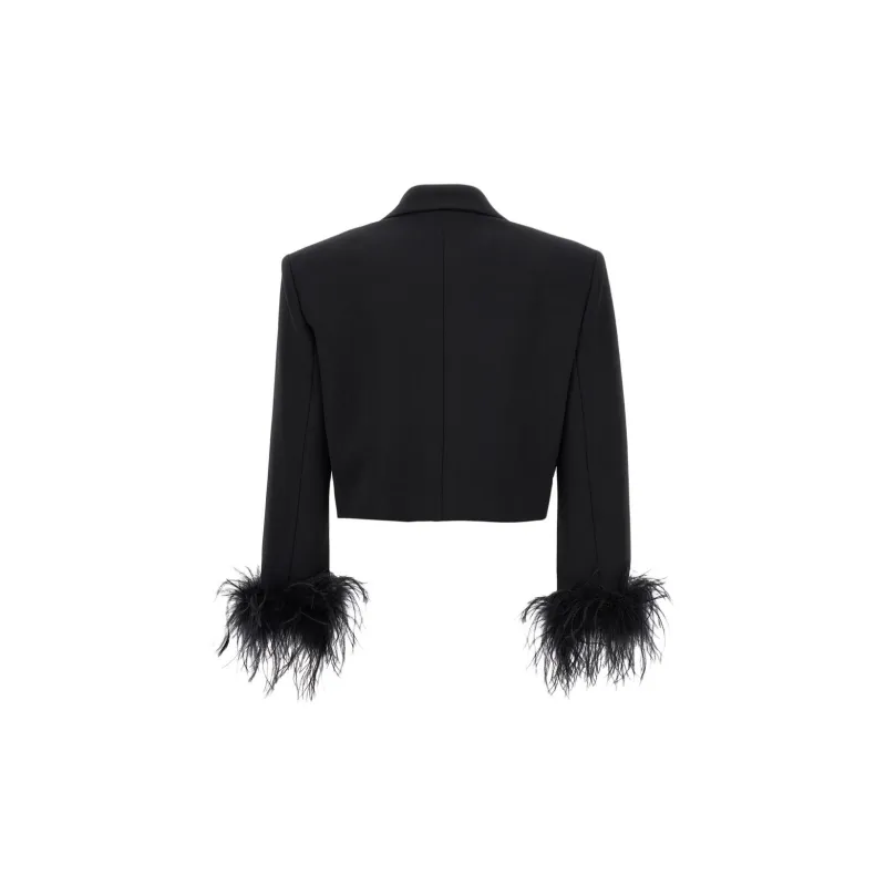 PINKO Embellished Cropped Jacket-1