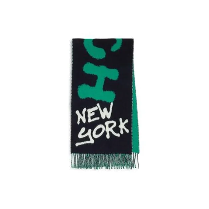 COACH Knit Scarves Unisex Multicolor-2