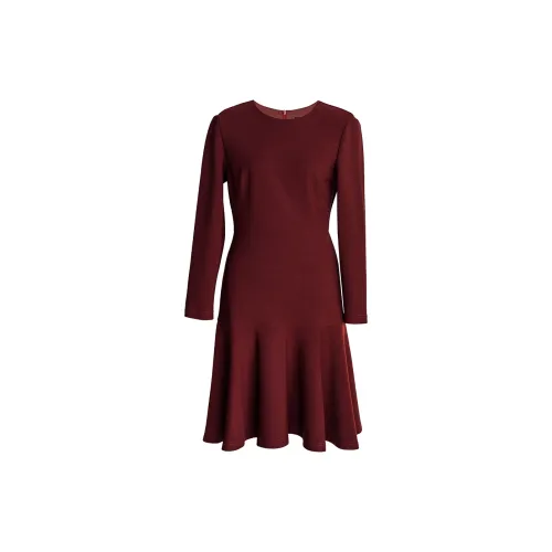 ROEYSHOUSE Long-Sleeved Dresses Women's Brick Red