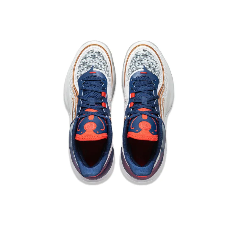 LINING CJ 3 Basketball Shoes Men Low Top Standard White/Navy-3
